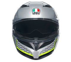 AGV K3 E2206 MPLK FORTIFY GREY/BLACK/YELLOW FLUO vel. S