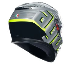 AGV K3 E2206 MPLK FORTIFY GREY/BLACK/YELLOW FLUO vel. S