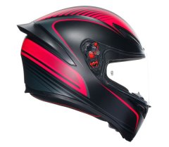 AGV K1 S E2206 WARMUP BLACK/PINK vel. L