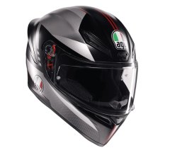 AGV K1 S E2206 LAP MATT BLACK/GREY/RED vel. XL