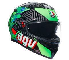 AGV K3 E2206 KAMALEON BLACK/RED/GREEN vel. S