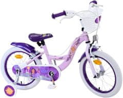 Volare Disney Wish detský bicykel pre dievčatá - 16 palcov - Fialová - Dve ručné brzdy