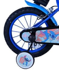 Volare Disney Stitch detský bicykel pre chlapcov - 14 palcov - Modrá - Dve ručné brzdy