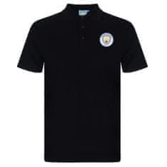 Fan-shop Polo MANCHESTER CITY Crest black Velikost: XXL