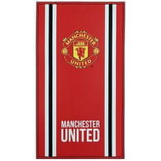 FAN SHOP SLOVAKIA Osuška Manchester United FC, 70x140 cm, červená, bavlnená