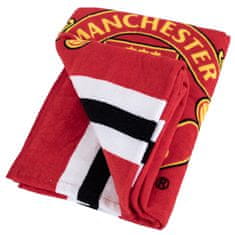 FAN SHOP SLOVAKIA Osuška Manchester United FC, 70x140 cm, červená, bavlnená