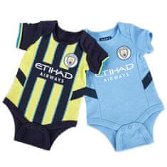 Fan-shop 2pack body MANCHESTER CITY 24/25 Shirt Dětská: 0/3 měsíce