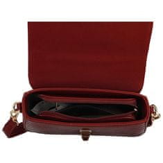 David Jones Dámska crossbody kabelka 7002-1 Bordeaux