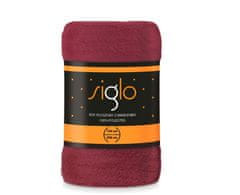 FARO Deka mikroplyš super soft bordo Polyester, 150/200 cm