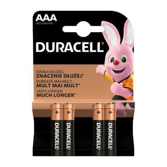 HJ Batéria AAA/LR03 DURACELL BASIC 4ks (blister)