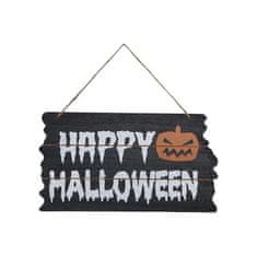 Guirca Tabuľka na dvere Happy Halloween 34x19cm