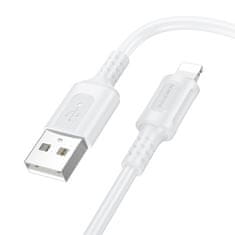 Borofone Dátový kábel BX111 Feliz USB-A - USB-C 3A 1 meter biely