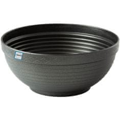 EDANTI Plastový Kvetináč 26 Cm Misa Hrniec Pot Pre Dom, Záhradu Graphite