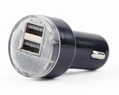 Gembird 2portová USB nabíjačka do auta 5V/2.1A - Gembird