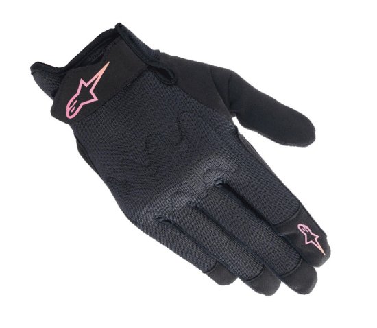 Alpinestars Stella Stated black/yellow/pink dámske rukavice