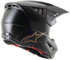 Alpinestars prilba S-M5 2022 Solid matt černo-hnedá XS