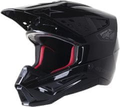 Alpinestars prilba S-M5 2022 Scout glossy černo-šedá XS