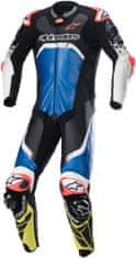 Alpinestars alPINESTARS kombinéza GP TECH V4 1-dielna černo-žlto-modro-bielo-červená 48