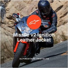 Alpinestars bunda MISSILE V2 IGNITION černo-bielo-červená 50