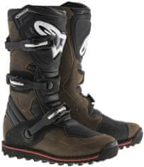 Alpinestars topánky TECH-T černo-bielo-hnedé 45,5/11