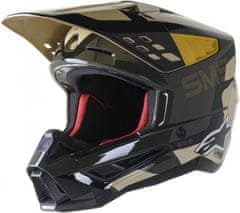 Alpinestars prilba S-M5 Rover sand tangerín/glossy camo M