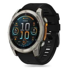 Tech-protect Silicone Line remienok na Garmin Fenix 5x / 5x Plus / 6x / 6x Pro / 7x / 8 51mm, black