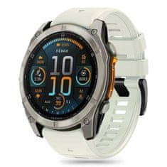 Tech-protect Silicone Line remienok na Garmin Fenix 5x / 5x Plus / 6x / 6x Pro / 7x / 8 51mm, titanium