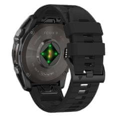 Tech-protect Silicone Line remienok na Garmin Fenix 5x / 5x Plus / 6x / 6x Pro / 7x / 8 51mm, black