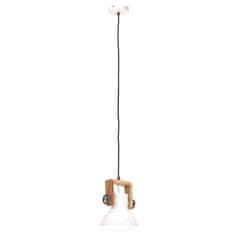 Vidaxl Industriálna závesná lampa 25 W biela 19 cm okrúhla E27