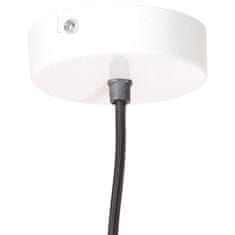 Vidaxl Industriálna závesná lampa 25 W biela 19 cm okrúhla E27