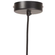 Vidaxl Industriálna závesná lampa 25 W, čierna, okrúhla 19 cm E27