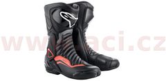 Alpinestars topánky SMX-6 v2 černo-červeno-sivé 48