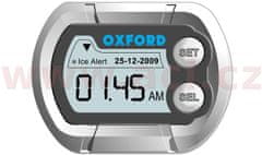 Oxford hodiny a teplomer DIGICLOCK OX562 silver