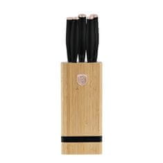 Súprava nožov so stojanom BAMBOO 6 ks Black Rose Collection BH-2970