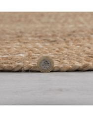 Flair AKCIA: 133x133 (prúmer) kruh cm Kusový koberec Capri Jute Natural kruh 133x133 (priemer) kruh