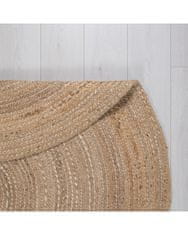 Flair Kusový koberec Capri Jute Natural kruh 133x133 (priemer) kruh