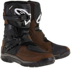 Alpinestars topánky BELIZE DRYSTAR Oiled Leather černo-bielo-hnedé 40,5/7