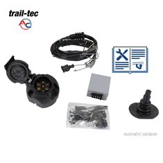 AC / Trail-Tech Typová elektroprípojka Audi A4 Allroad 2009/06-2015/12 (B8), 7pin, AC