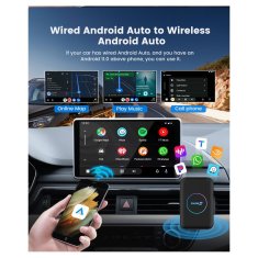 Carlinkit CarPlay Ai Box Lite s Android 10 pro originální autorádia s CarPlay