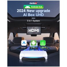 Carlinkit CarPlay Ai Box UHD s Android 13, HDMI, USB, pro originální autorádia s CarPlay