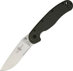 Ontario 8849 RAT 1 SS vreckový nôž 9,1 cm, Satin, čierna, nylon