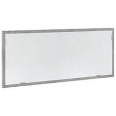 Petromila vidaXL Kúpeľňové LED zrkadlo betónovo-sivé 100x8,5x37 cm