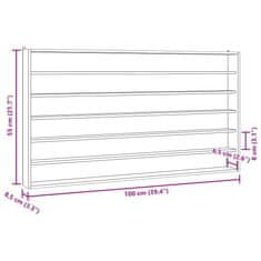 Petromila vidaXL obývacia stena s 6 policami 100x8,5x55 cm