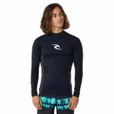 Rip Curl Pánske lycrové tričko WAVES, dlhý rukáv červená XL