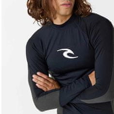 Rip Curl Pánske lycrové tričko WAVES, dlhý rukáv červená XL