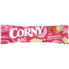 CORNY BIG cereální tyčinka jahoda-bílá čokoláda 40 g