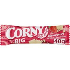 CORNY BIG cereální tyčinka jahoda-bílá čokoláda 40 g