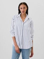 Gap Pruhovaná oversize košeľa Poplin Big Shirt L