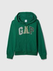 Gap Detská mikina na zips Relaxed Logo S