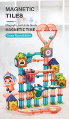 Magnetic Tiles Magnetická stavebnica Crouching Dragon 125 ks sada - Magic Magnetic Blocks